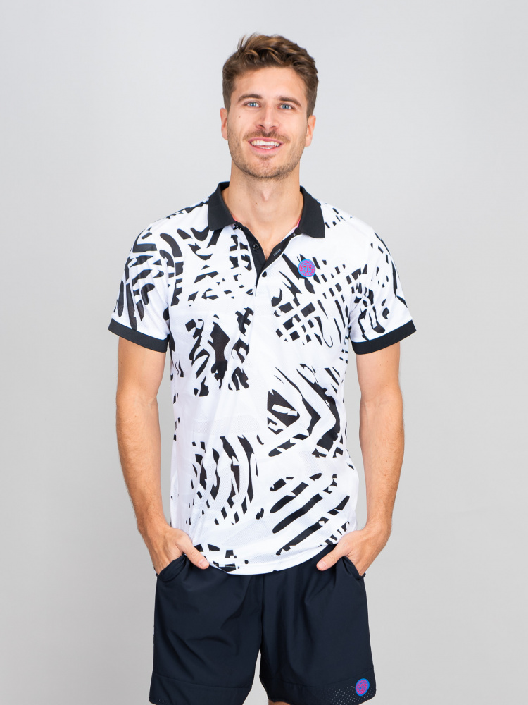 Поло Melbourne Polo - white/black