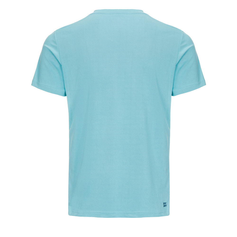 Футболка Evin Tech Round-Neck Tee - lightblue/darkblue