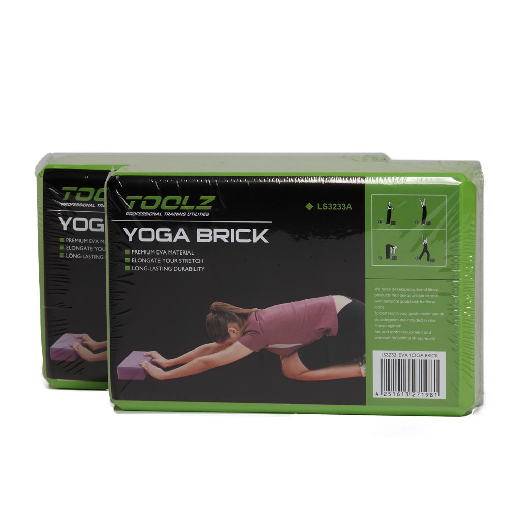 Йога блок Yoga Block - 2pcs. (made of EVA Foam)