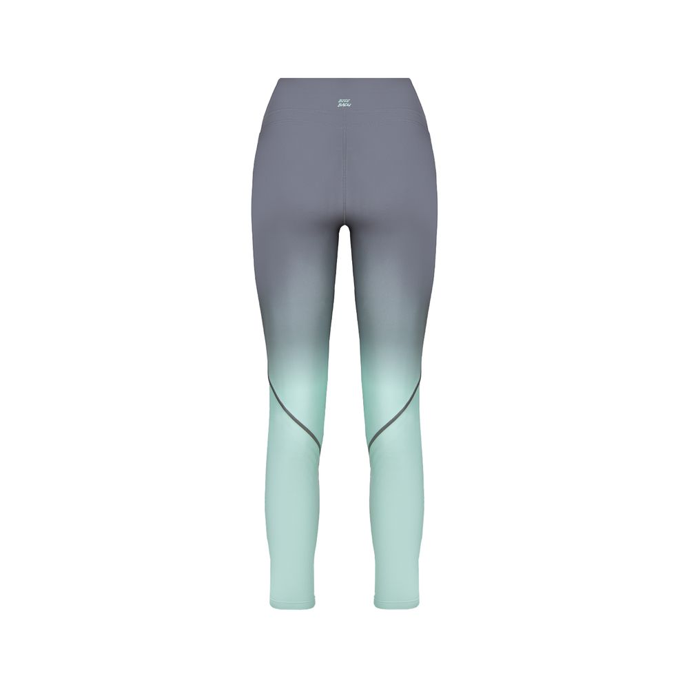 Леггинсы Crura Move Printed Tight - mint/grey