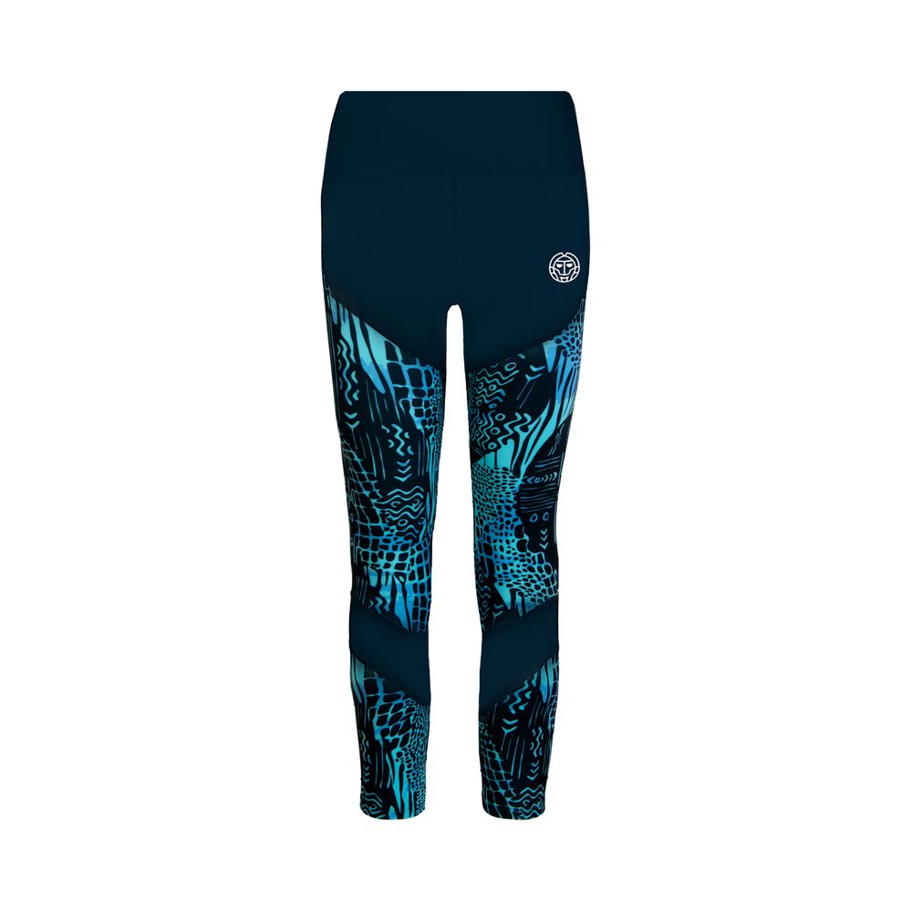 Легинсы Abiba Tech Mesh Tight - dark blue, aqua