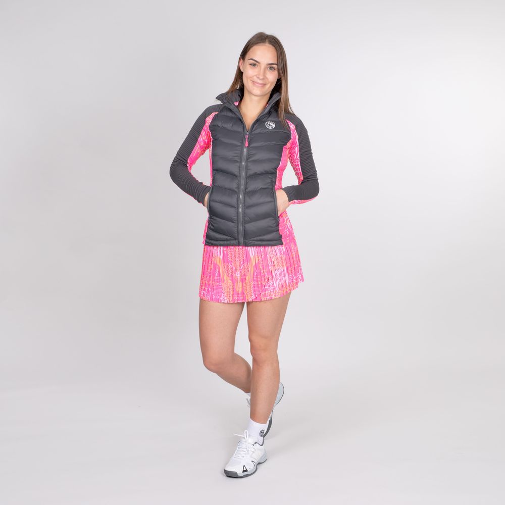 Куртка Dania Tech Down Jacket - dark grey, pink