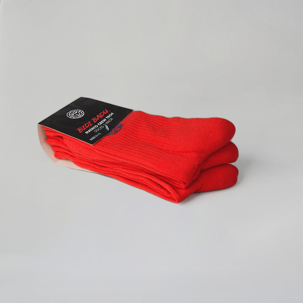 Носки Matayo Crew Tech Socks 3 Pack - red