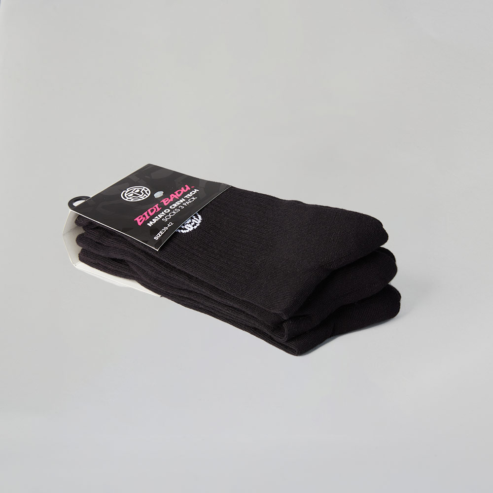 Носки Matayo Crew Tech Socks 3 Pack - black