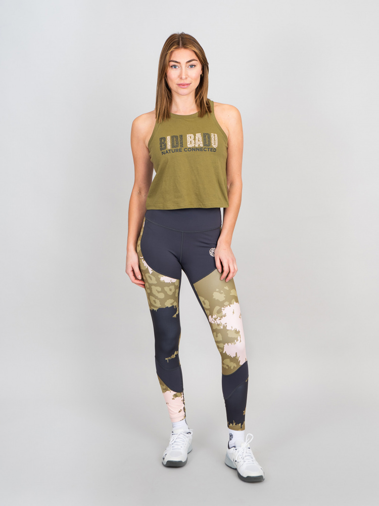 Леггинсы Pure Wild Printed Tight - olive/dark grey