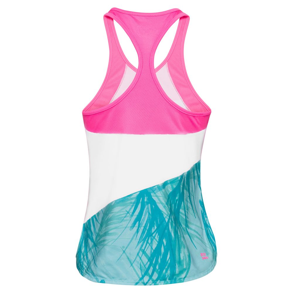 Майка без рукавов Fleur Tech Tank - pink, white, mint