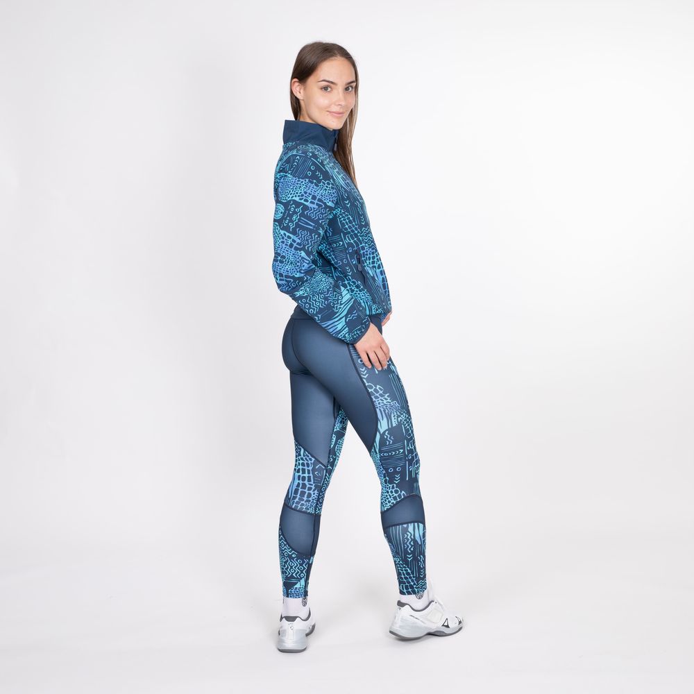 Куртка Gene Tech Jacket - dark blue, aqua