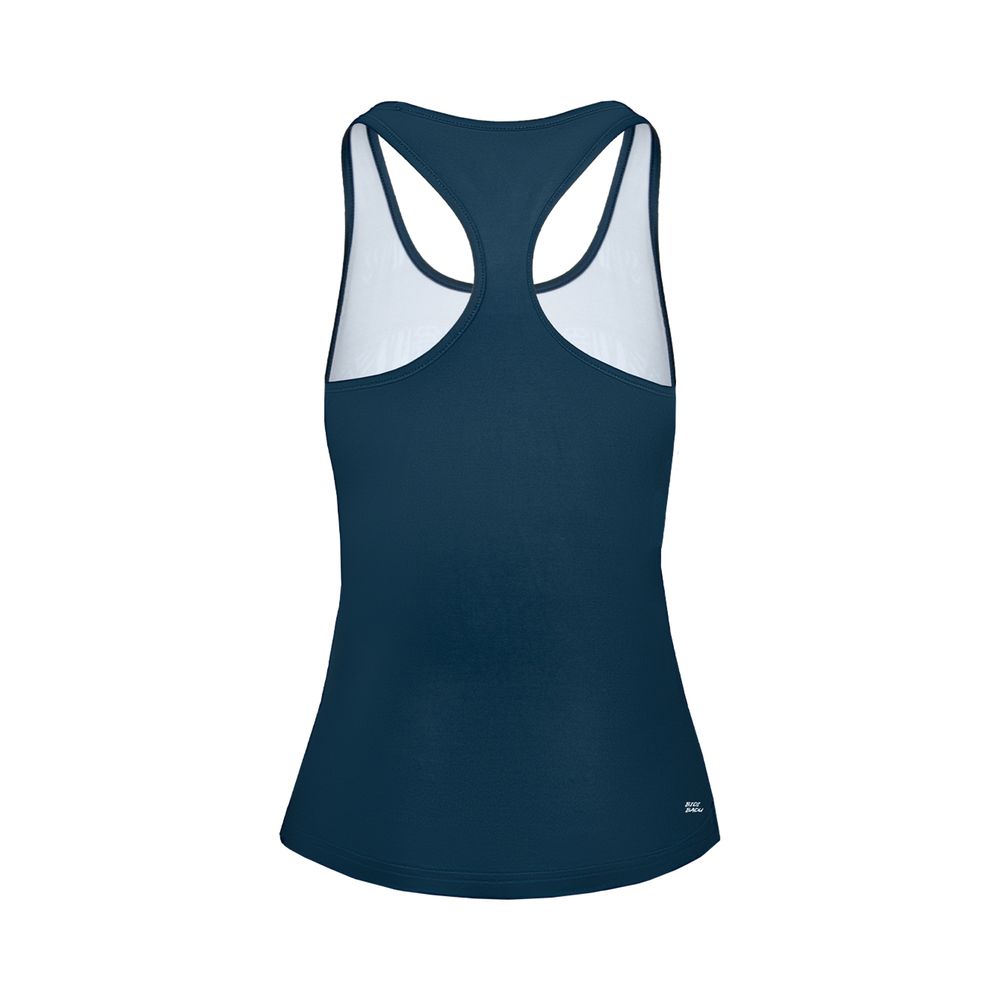 Майка Yaka Tech Tank - dark blue, aqua