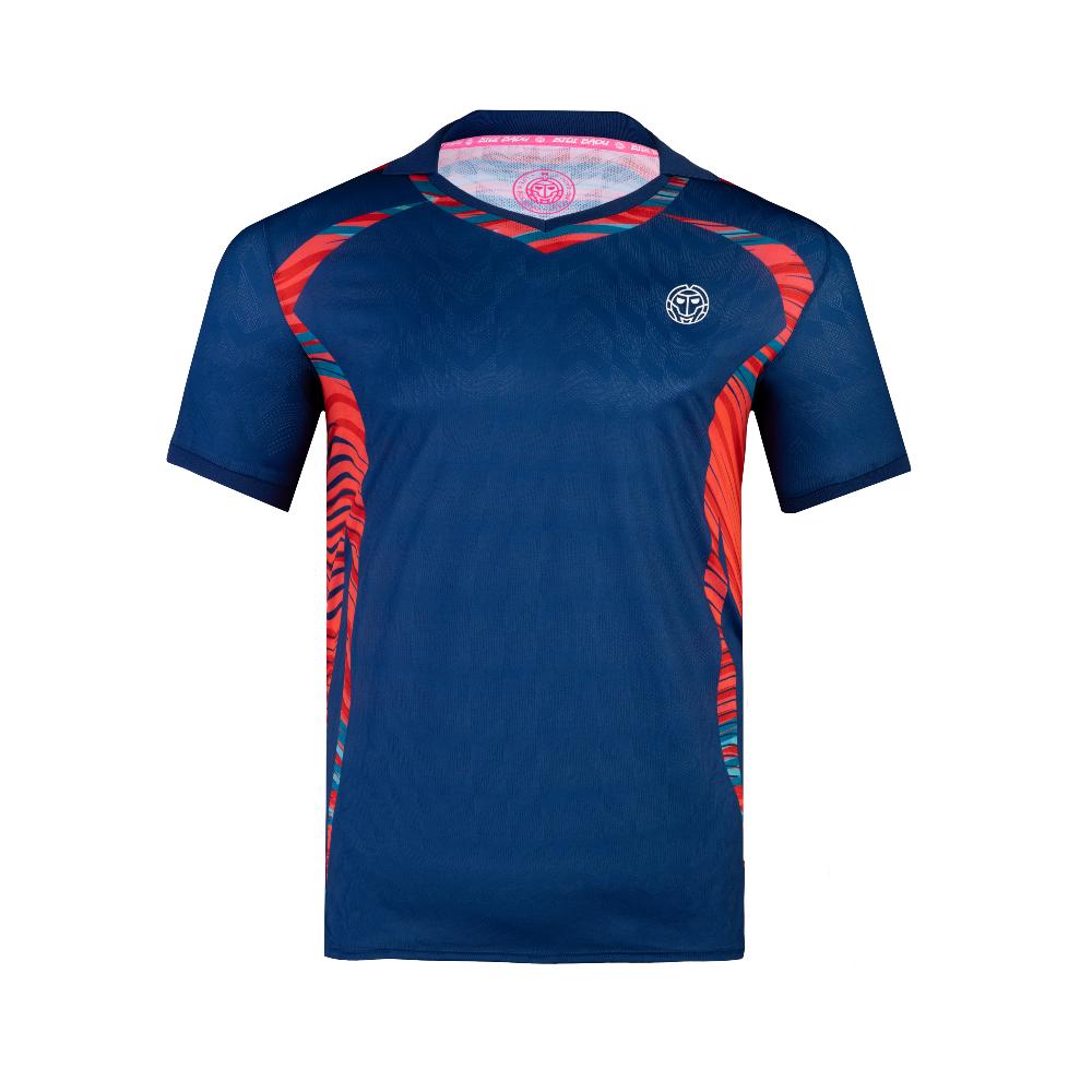 Поло Eren Tech Polo - neon red/dark blue