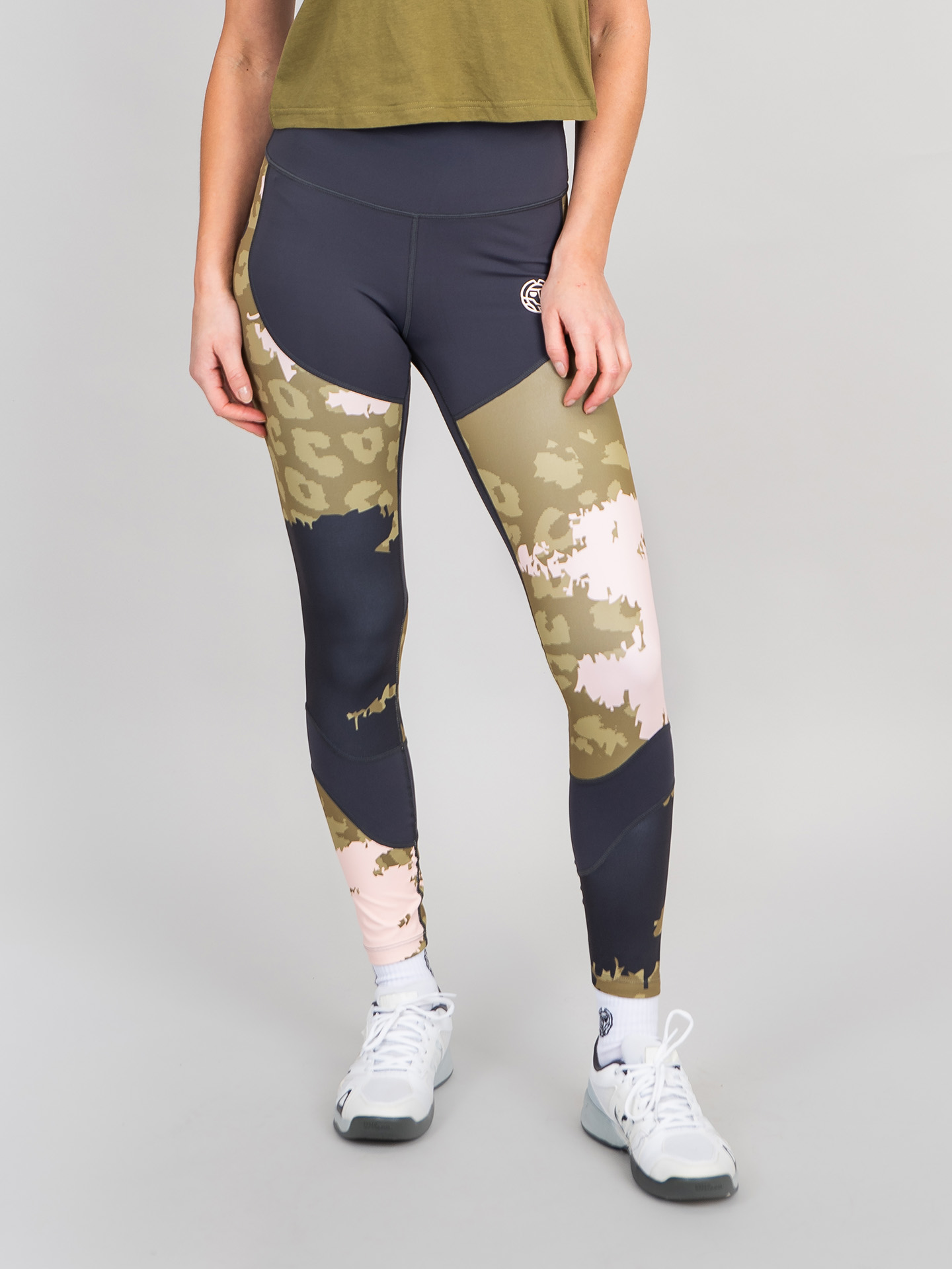 Леггинсы Pure Wild Printed Tight - olive/dark grey